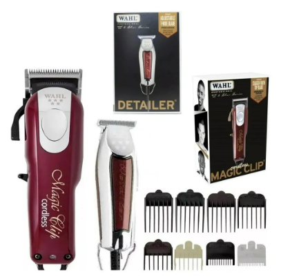 COMBO WAHL Magic Clip INALÁMBRICA y detailer ALTO PERFORMANCE.