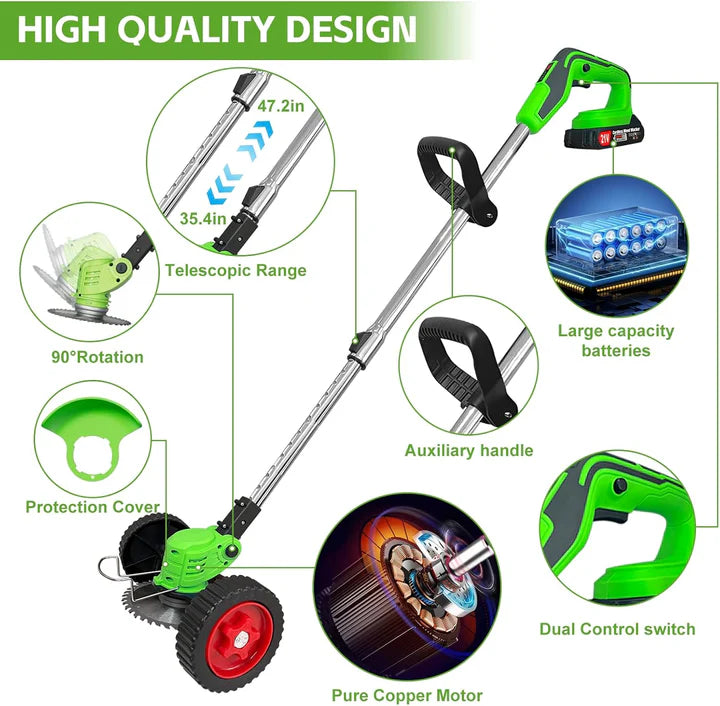 AgroBlade Pro™—Transforma tu jardín en minutos con la guadaña portátil más potente!