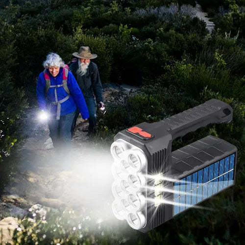 🌞Linterna Solar FaroXtreme™—¡Hecha para tormentas, rutas y aventuras!