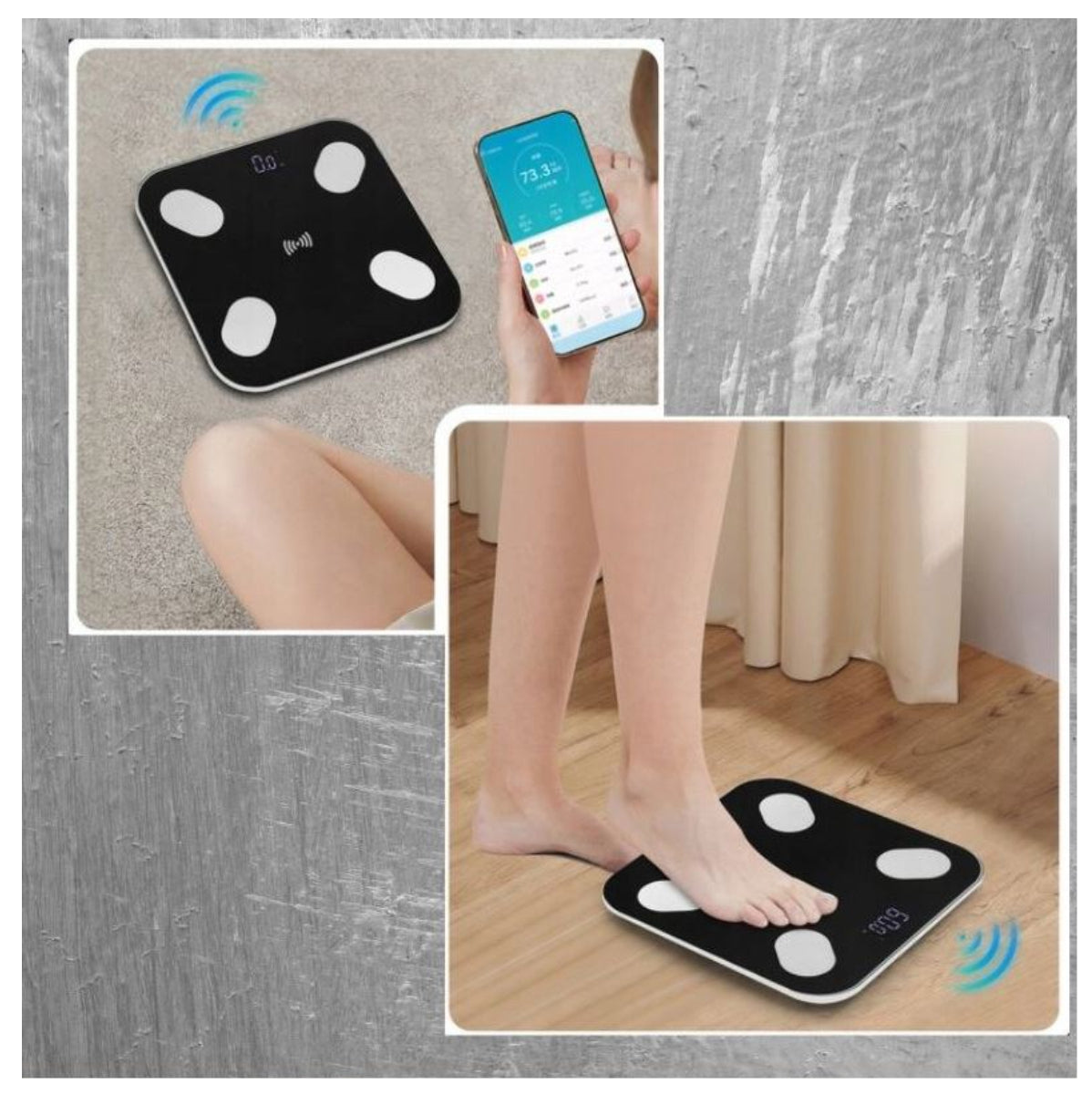 Bascula Pesa Persona Con Bluetooth