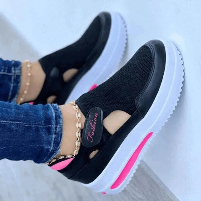 Suecos Stella Noir Fashion™—💎 ¡Elegancia urbana + confort ortopédico en un solo calzado!