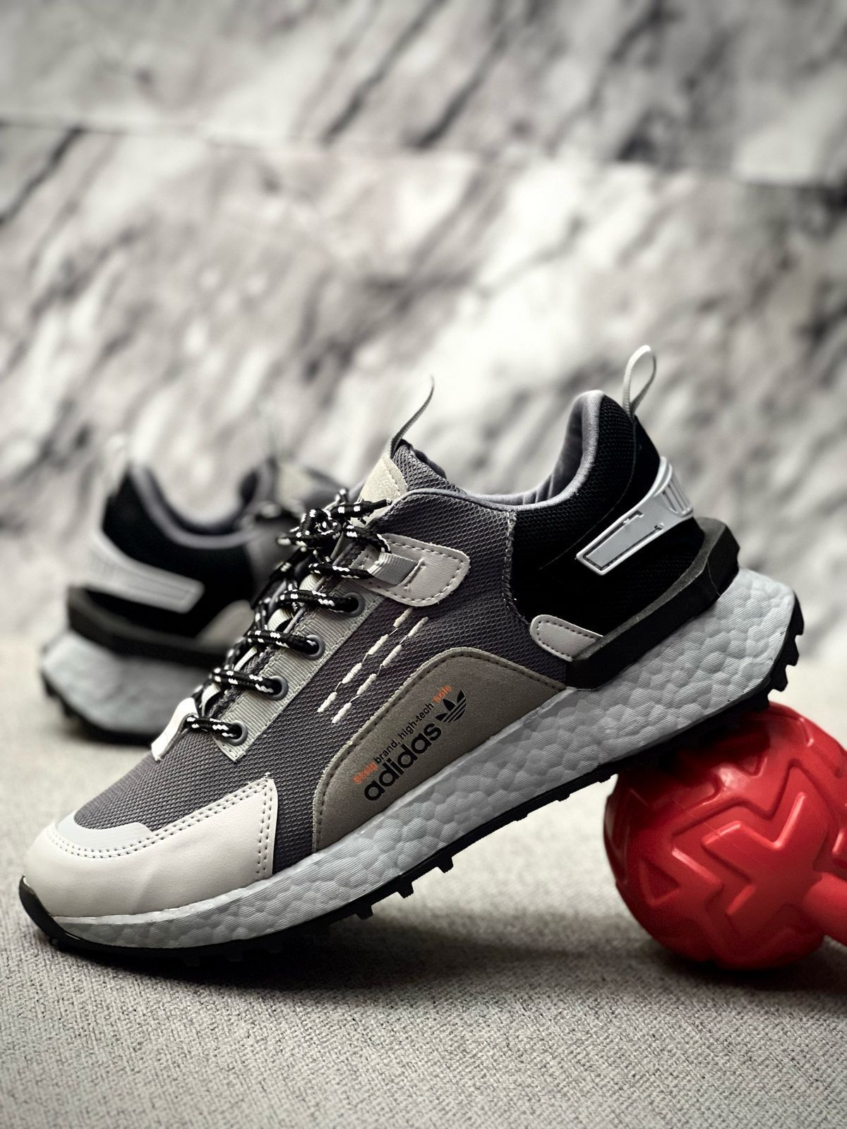 Gray helmet for bikers