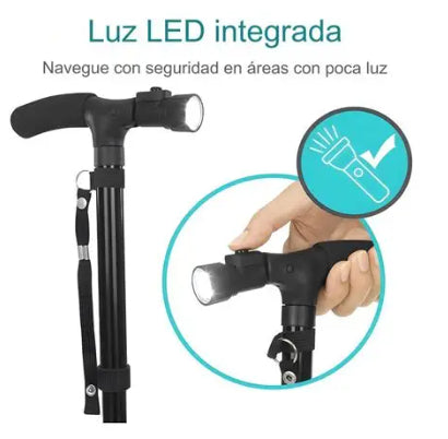 Bastón reforzado™ con iluminación LED avanzada!