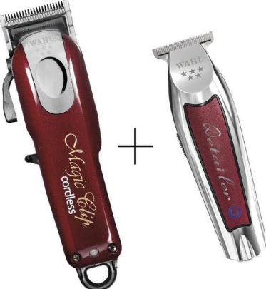 COMBO  WAHL Magic Clip INALÁMBRICA y detailer ALTO PERFORMANCE.