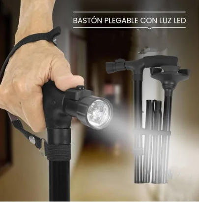 Bastón reforzado™ con iluminación LED avanzada!