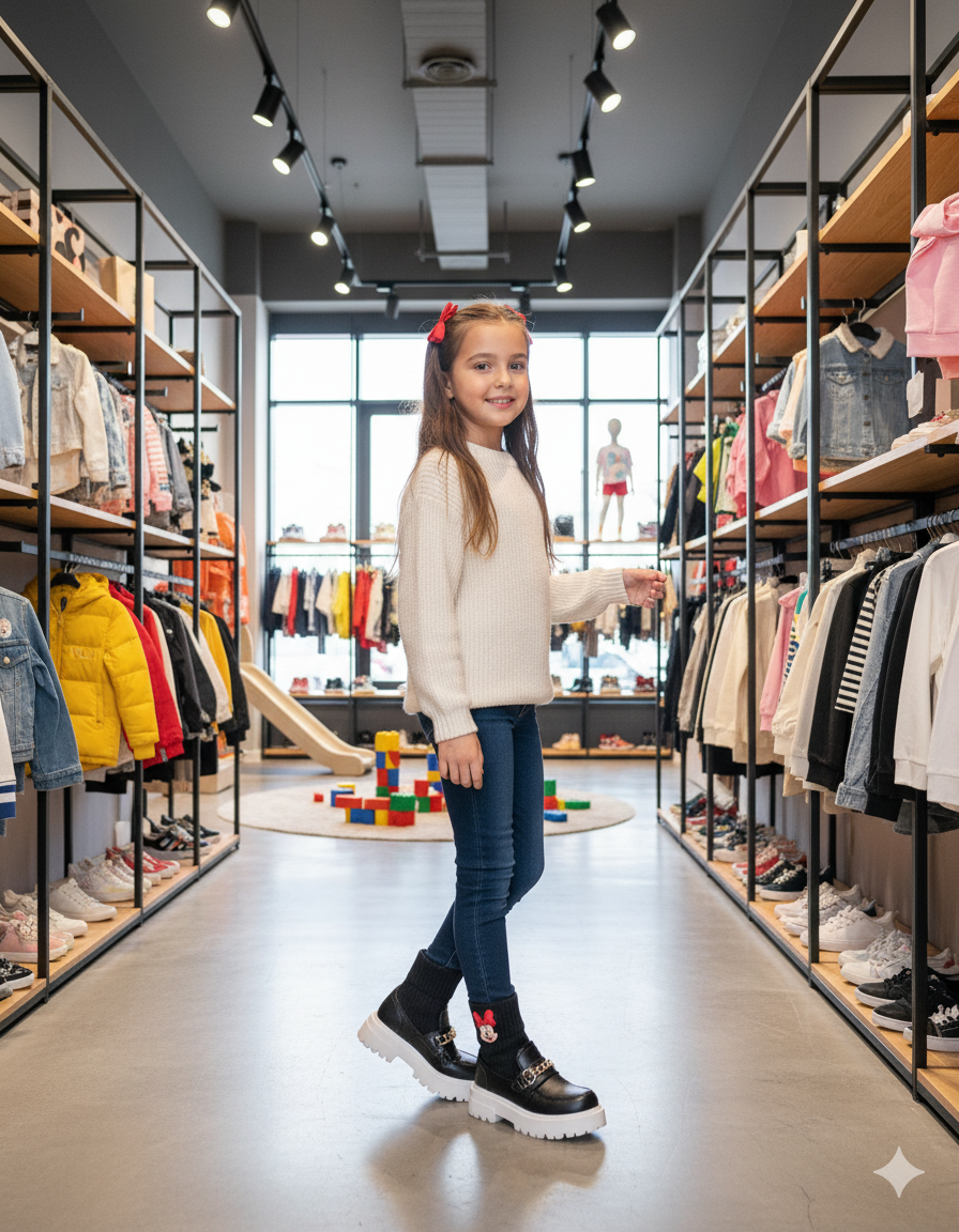 ¡Botas MINNIE Media Kids!