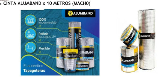 CINTA TAPA GOTERAS ALUMBAND X 10M LARGO