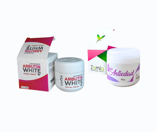 COMBO ARBUTIN Y ELIXIR ANTIEDAD