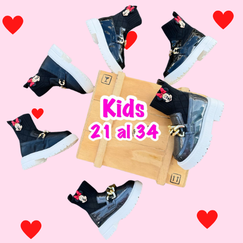 ¡Botas MINNIE Media Kids!