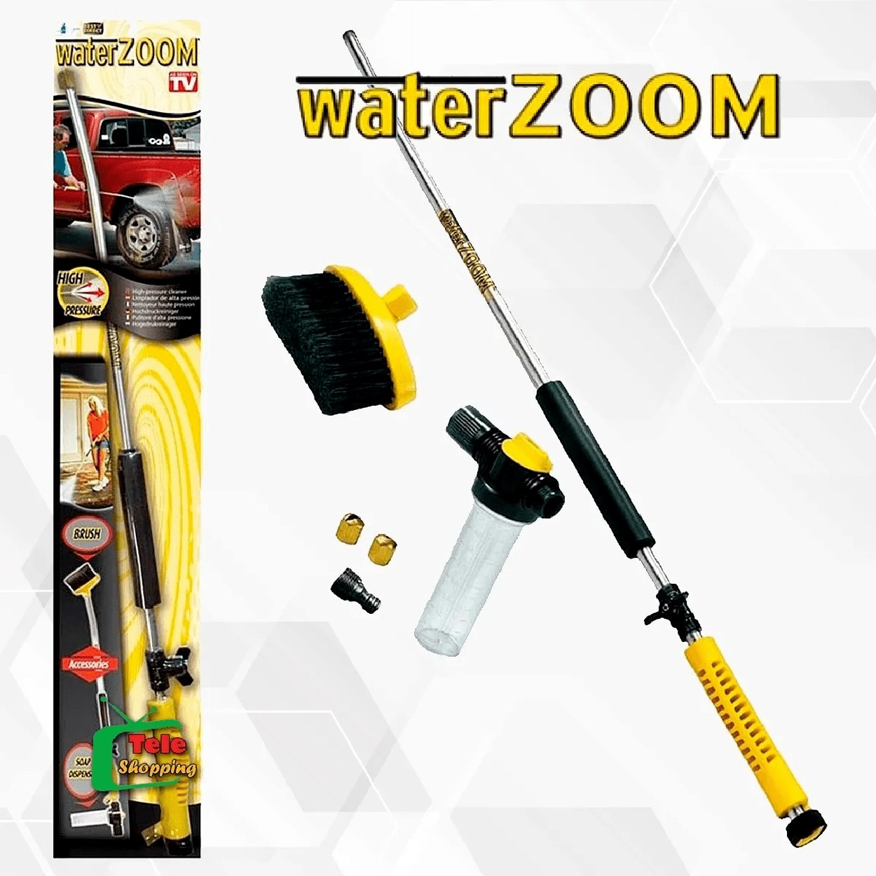Water Zoom™— ¡Limpieza Hidro de Alta Presión!