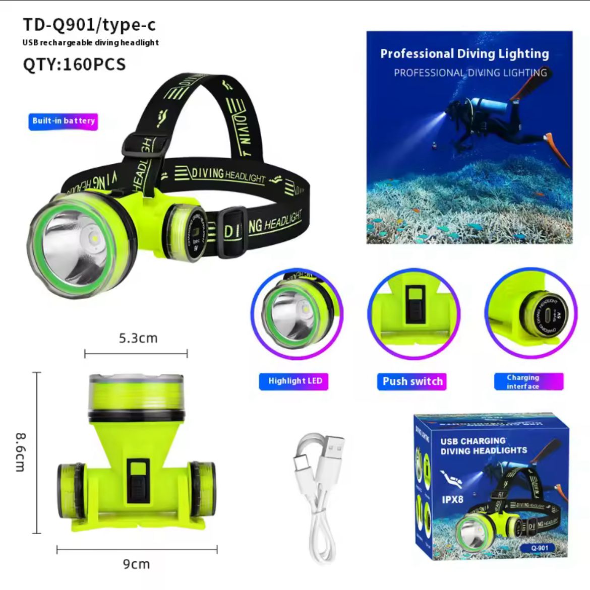 HydroTorch™—¡Resistente, potente y 100% sumergible!