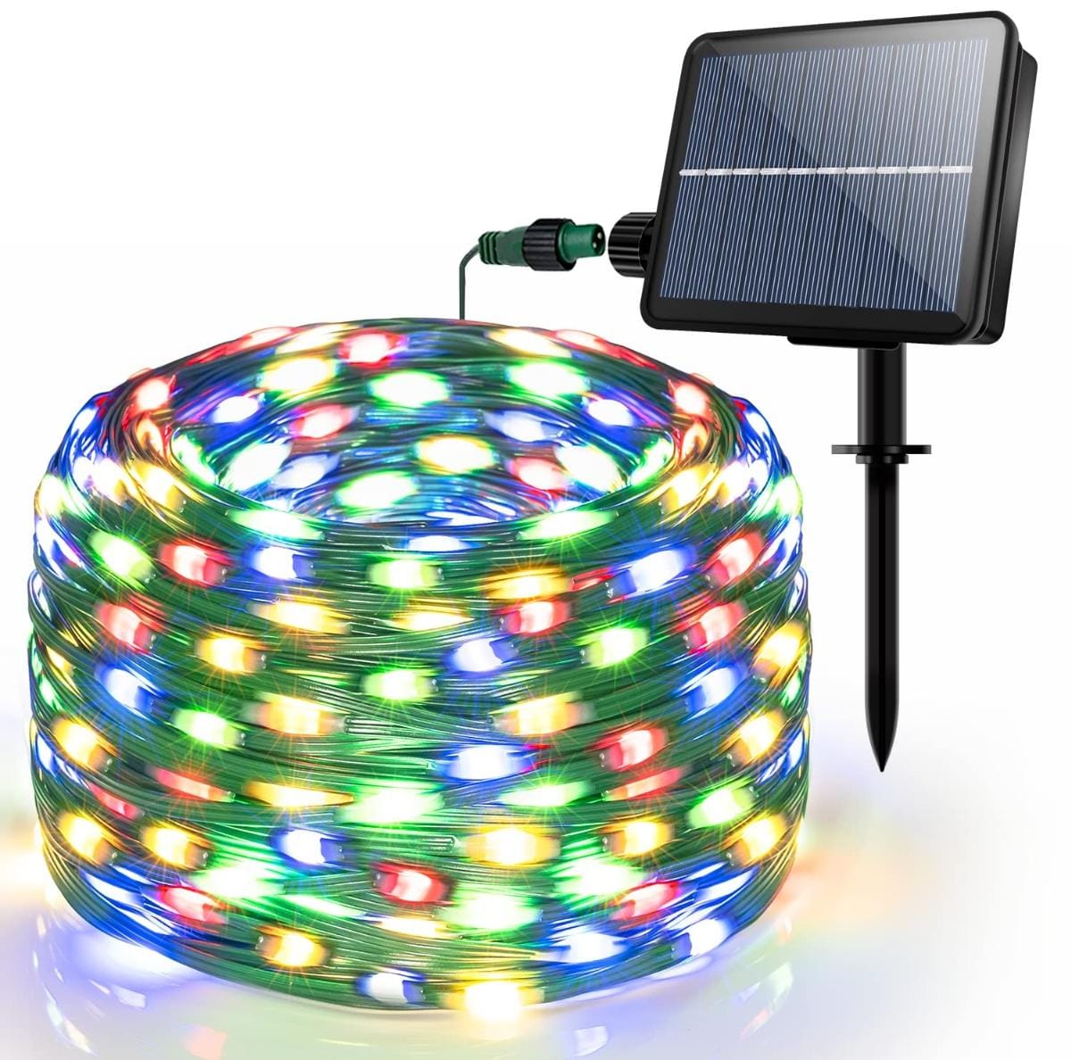 Luces Navidad Panel Solar, Control 10m+ otra de 50 metros