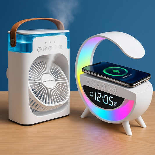 combo lampara G + ventilador cooler